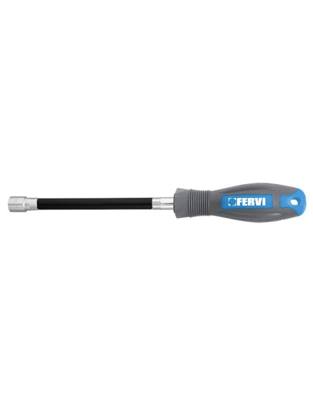 Chiave a bussola con impugnatura flessible 6 mm Fervi cbf1/06