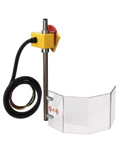 Protezione per trapano con schermo 150 x 400 mm Fervi p101/400