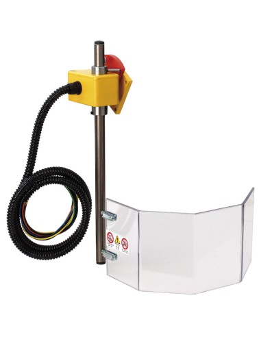 Protezione per trapano con schermo 150 x 400 mm Fervi p101/400