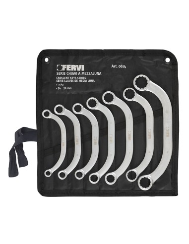 SET 7 CHIAVI MEZZALUNA FERVI 0614