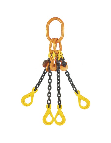 Pendenti tirante a catena 4 bracci 10 mm - 3000 mm - 6700 kg Fervi pdc4/10/3