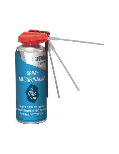 1 - Bomboletta spray multifunzione sboccanteb 400ml Fervi s401/01