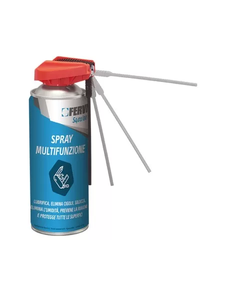 1 - Bomboletta spray multifunzione sboccanteb 400ml Fervi s401/01