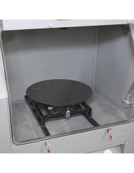 Tavola girevole con carrello per sabbiatrice 920 x580 x1070h mm Fervi sa01/ctr1