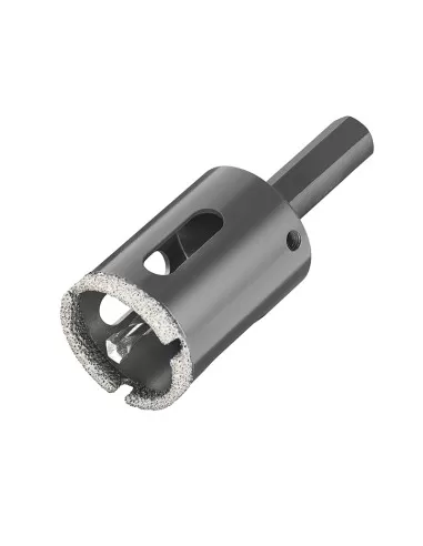 1 - Fresa a tazza diamantata da trapano per gres 22 mm Fervi p031/22