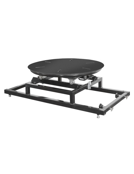 Tavola girevole con carrello per sabbiatrice 920 x580 x1335h mm Fervi sa01/ctr2