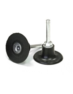 1 - Supporto in gomma con gambo x disco abrasivo 50 mm Fervi sgf050/06