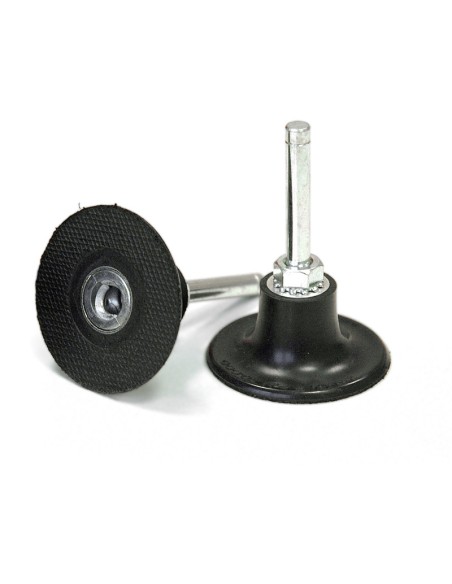 1 - Supporto in gomma con gambo x disco abrasivo 50 mm Fervi sgf050/06