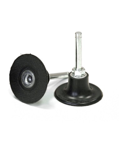 Supporto in gomma con gambo x disco abrasivo 75 mm Fervi sgf075/06