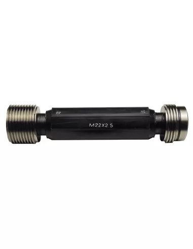 1 - Tampone filettato metrico 6h doppio passa non passa m14x1.5 Fervi t04914x1.5