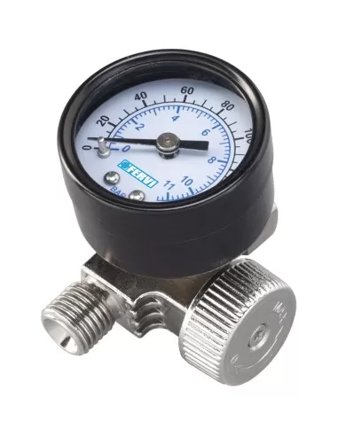 1 - Regolatore di pressione 0 - 11 bar 40 mm x utensili ad aria Fervi th250