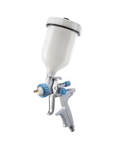 Pistola aerografo vernice ugello 1.3 mm serbatoio superiore 600 ml Fervi th601a
