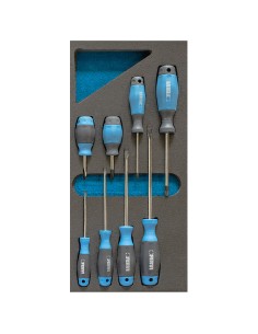 Serie 8 giraviti misti in termoformato morbido Fervi tm01/020