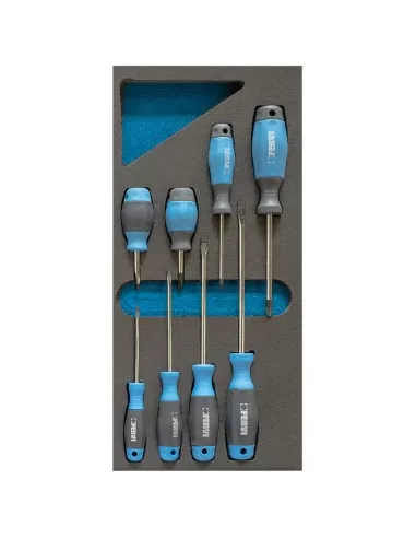 1 - Serie 8 giraviti misti in termoformato morbido Fervi tm01/020