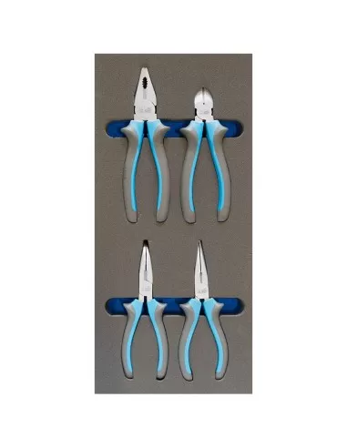 1 - Serie 4 pinze e tronchese in termoformato morbido Fervi tm01/042