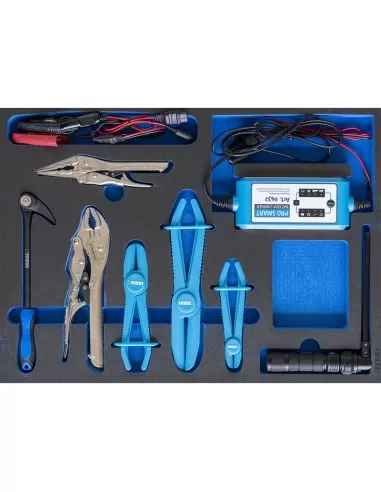 1 - Serie 8 utensili per automotive in termoformato morbido Fervi tm01/053