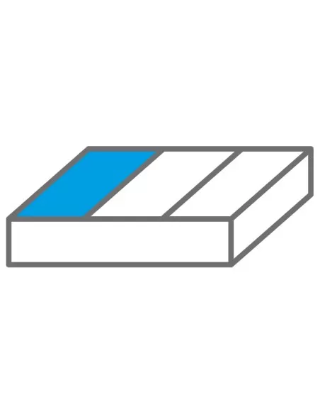 2 - Termoformato morbido porta minuteria 155 x 405 x 33 mm Fervi tm01/055
