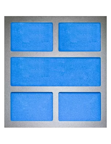 1 - Termoformato morbido porta minuteria 2/3 - 376 x 405 x 33 mm Fervi tm01/110