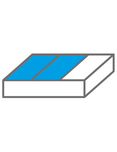 Termoformato morbido porta minuteria 2/3 - 376 x 405 x 33 mm Fervi tm01/110