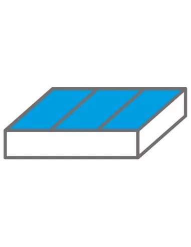 2 - Termoformato morbido porta minuteria 3/3 - 564 x 405 x 33 mm Fervi tm01/120