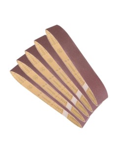 Kit 5 nastri abrasivi 762x25 mm grana 100 Scheppach