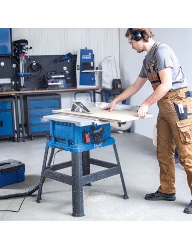 Banco sega circolare 2000w con disco 255 mm Scheppach hs105