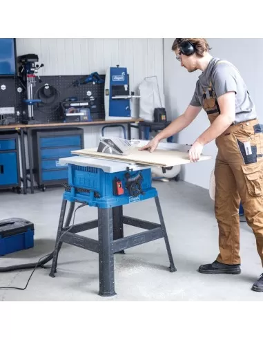 Banco sega circolare 2000w con disco 255 mm Scheppach hs105