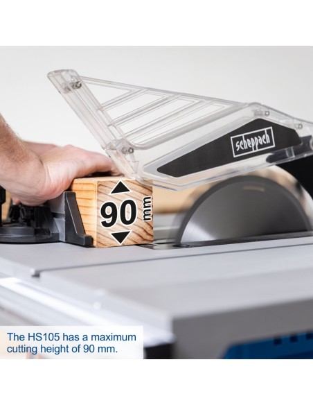 Banco sega circolare 2000w con disco 255 mm Scheppach hs105