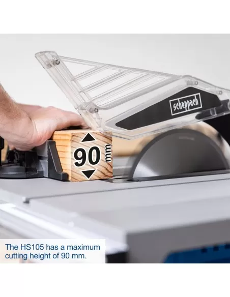 Banco sega circolare 2000w con disco 255 mm Scheppach hs105