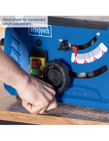 Banco sega circolare 1500w con disco 255 mm Scheppach hs210