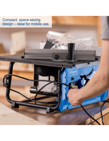 Banco sega circolare 1500w con disco 255 mm Scheppach hs210