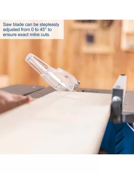 Banco sega circolare 1500w con disco 255 mm Scheppach hs210