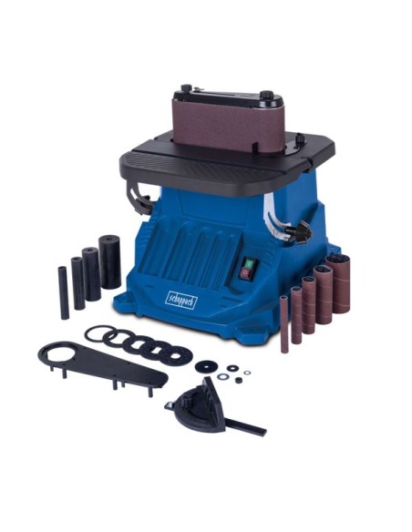 Levigatrice a mandrino oscillante e a nastro 450w Scheppach osm600