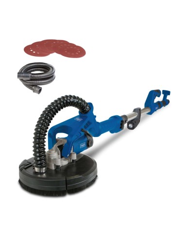 Levigatrice da muro telescopica 710w disco 225mm Scheppach ds920