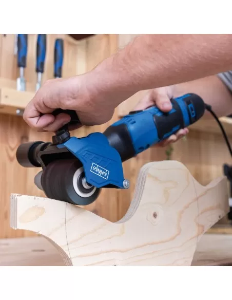 Satinatrice spazzolatrice levigatrice a rullo 1500w Scheppach mrs1500