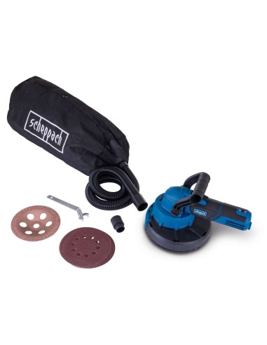 Levigatrice da muro 1050w dischi 180mm Scheppach brf1200