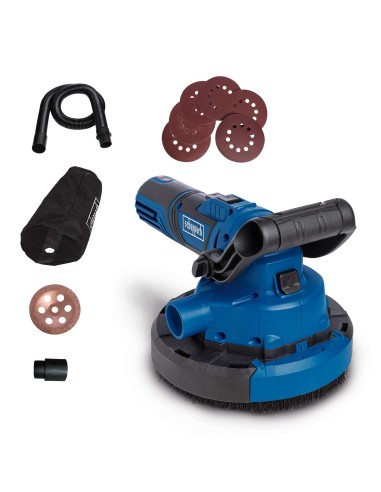 Levigatrice da muro 1050w dischi 180mm Scheppach brf1200