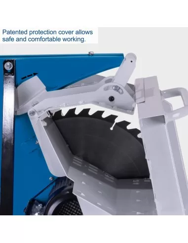 Sega circolare taglia tronchi basculante lama 505 mm 400v Scheppach hs550