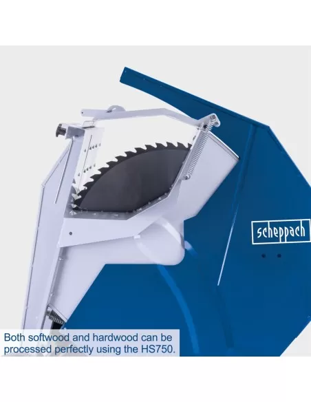Sega circolare taglia tronchi basculante elettrica 700 mm 400v Scheppach hs730