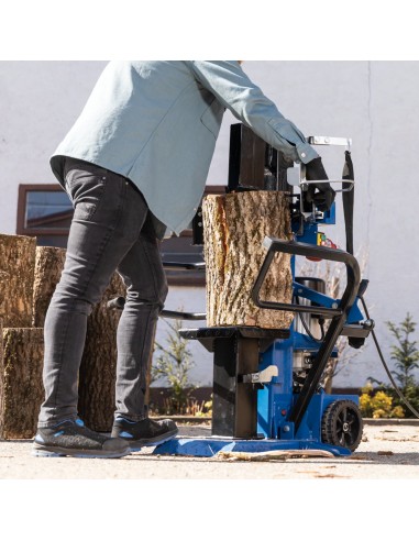 Spaccalegna elettrico verticale 10 tonnellate 3150w 230v Scheppach compact 10t