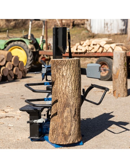 Spaccalegna elettrico verticale 10 tonnellate 3150w 230v Scheppach compact 10t
