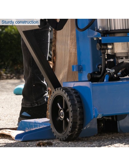 Spaccalegna elettrico verticale 10 tonnellate 3150w 230v Scheppach compact 10t