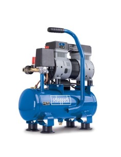 Compressore 6lt silenziato 8 bar 1,5 hp Scheppach hc08si