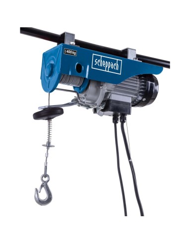 Paranco montacarichi elettrico 400 kg 800w  Scheppach hrs500