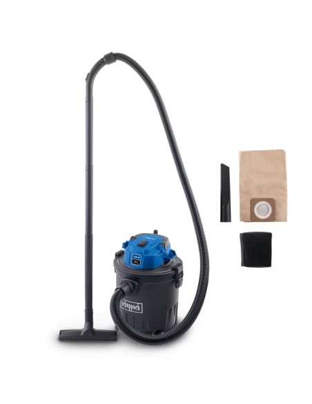 Aspiratore aspirapolvere aspiraliquidi bidone aspiratutto 16l Scheppach vc16