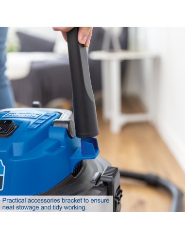 Aspiratore aspirapolvere aspiraliquidi bidone aspiratutto 16l Scheppach vc16