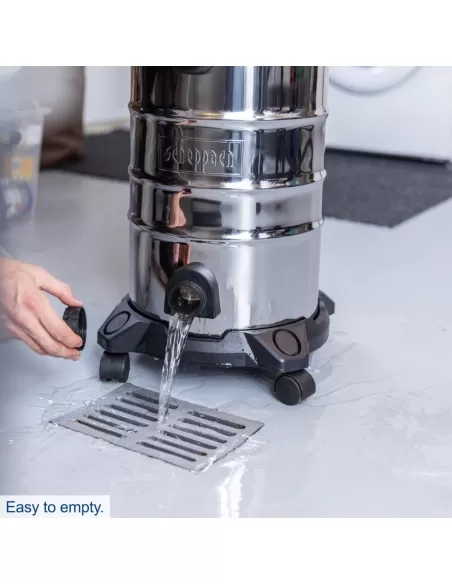 Aspirapolvere e aspiraliquidi bidone inox 1200w 30lt Scheppach vc30v2