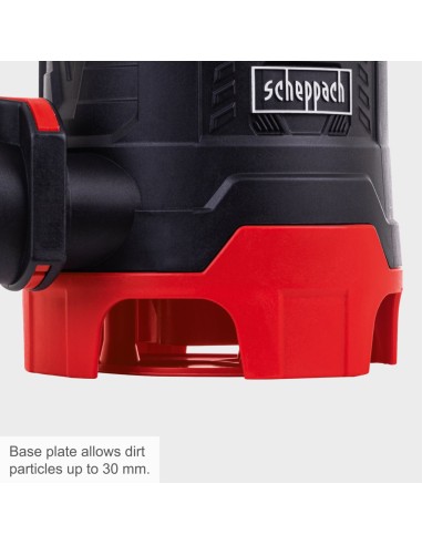 Elettropompa a immersione acque chiare e scure 400 W 90000 l/h Scheppach dwp400