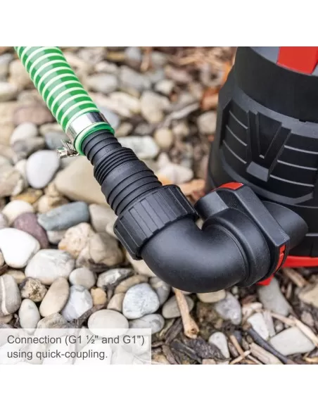 Elettropompa a immersione acque chiare e scure 400 W 90000 l/h Scheppach dwp400