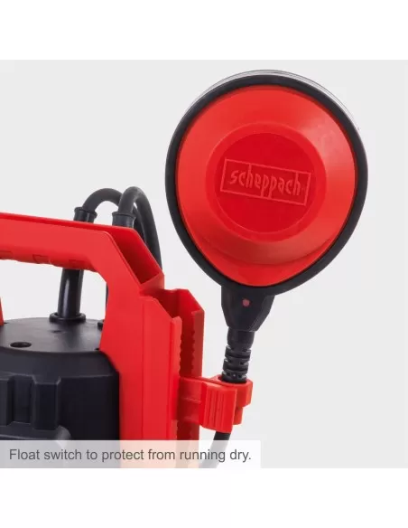 Elettropompa a immersione acque chiare e scure 400 W 90000 l/h Scheppach dwp400